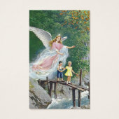 Begrafenisverlies Engel Bescherm Gebed Sympathie K Visitekaartjes (Voorkant)