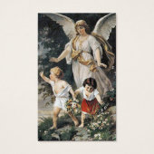 Begrafenisverlies Engel Foto Gebed Sympathie Kaart (Voorkant)