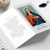 Begrafenisverlies Heilig Hart Gebed Sympathie Kaar Kaart