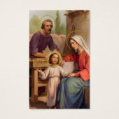 Begrafenisverlies Heilige Familie Gebed Sympathie  Visitekaartjes (Voorkant)