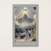 Begrafenisverlies Heilige Geest Gebed Sympathie Ka Visitekaartjes (Voorkant)