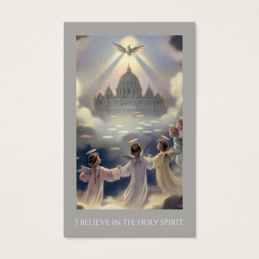 Begrafenisverlies Heilige Geest Gebed Sympathie Ka Visitekaartjes (Voorkant)