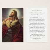 Begrafenisverlies Jezus bidden Gebed Sympathie Kaa Visitekaartjes (Voorkant /achterkant)