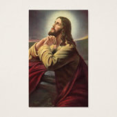 Begrafenisverlies Jezus bidden Gebed Sympathie Kaa Visitekaartjes (Voorkant)