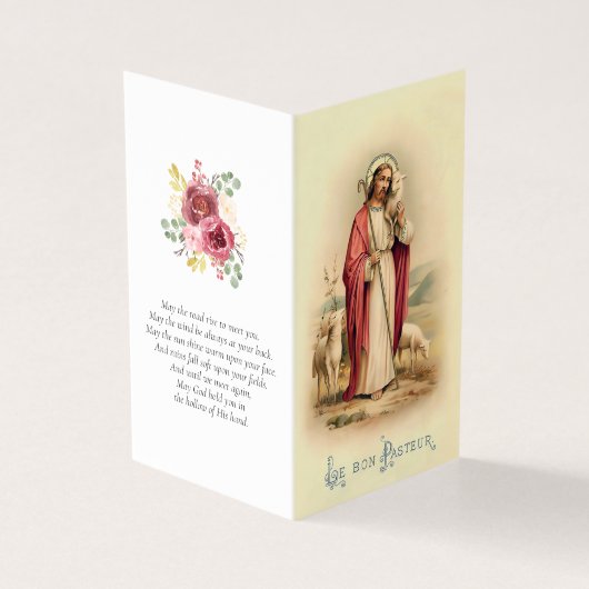 Begrafenisverlies Jezus Herder Gebed Sympathie Kaa Kaart (Buitenkant)