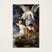 Begrafenisverlies Memorial Engel Gebed Sympathie K Visitekaartje (Voorkant)