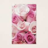 Begrafenisverlies Roze Roze Roze Bud Gebed Sympath Visitekaartjes (Voorkant)