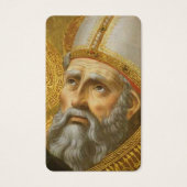 Begrafenisverlies St Augustine Gebed Sympathie Kaa Visitekaartjes (Voorkant)