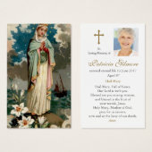 Begrafenisverlies Stella Maris Gebed Sympathie Kaa Visitekaartjes (Voorkant /achterkant)