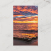 Begrafenisverlies Zonsopgang Gebed Sympathie Kaart Visitekaartje (Voorkant)