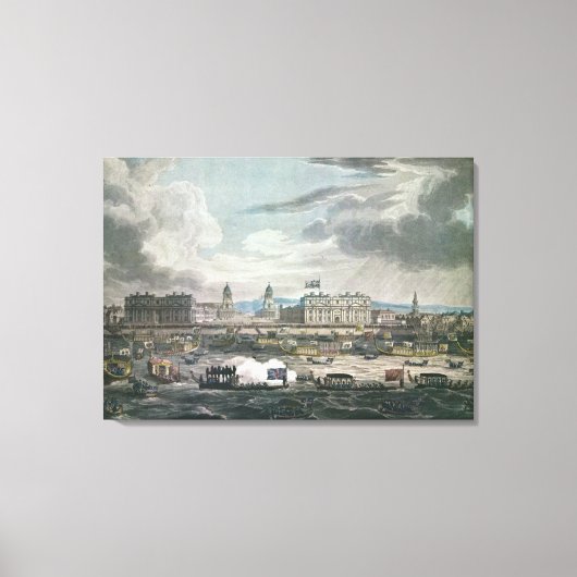 Begrafenisverwerking van de late canvas afdruk (Voorkant)