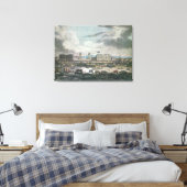 Begrafenisverwerking van de late canvas afdruk (Insitu (Slaapkamer))