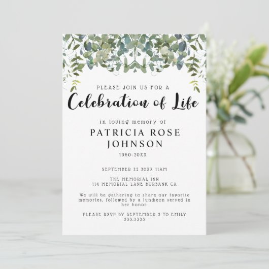 begrafenisviering van de aankondiging van het leve (Staand voorkant)