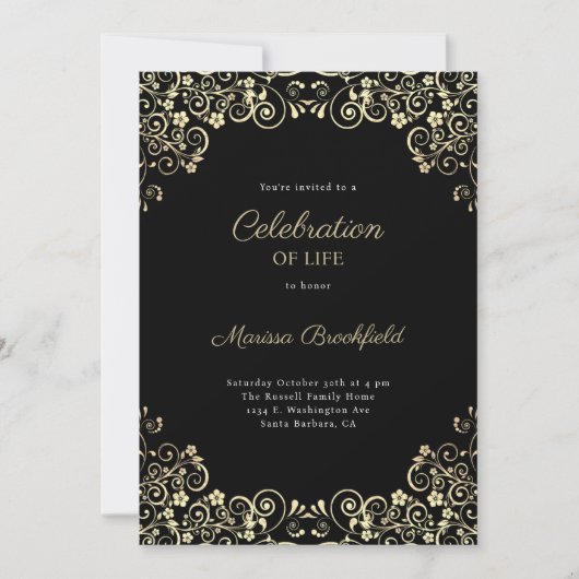 begrafenisviering van de dienst voor herdenking va kaart (Voorkant)