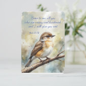 Begrafenisviering van het leven Dank u Schrift Bedankkaart (Staand voorkant)