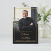 Begrafenisviering van het leven Fotogebed Kaart (Staand voorkant)