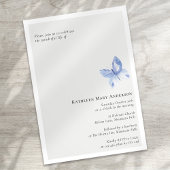 Begrafenisviering van het leven kaart