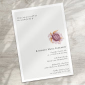 Begrafenisviering van het leven kaart