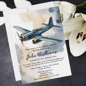 Begrafenisviering van het leven Memorial Airplane Kaart