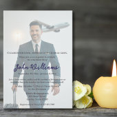 Begrafenisviering van het leven Memorial Foto, Pil Kaart