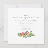 Begrafenisvogel en granaatappel vieren het leven kaart (Voorkant)