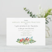 Begrafenisvogel en granaatappelviering bedankt (Staand voorkant)