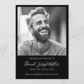 Begrafenisvolgorde van de dienst Viering van het l Programmakaart (Voorkant)