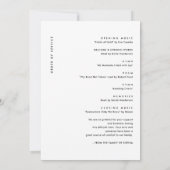 Begrafenisvolgorde van de levensduur Viering Progr Kaart (Achterkant)