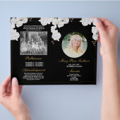 Begrafenisvolgorde van levensduur Dark Orchid Flyer (Hand)