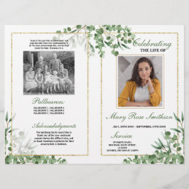 Begrafenisvolgorde van levensduur groen flyer