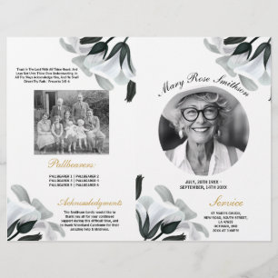 Begrafenisvolgorde van levensduur White Lily Flyer