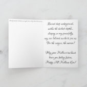“Begraven Geest" Halloweenkaart Kaart (Binnen)