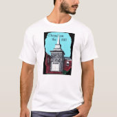 "begraven met Hem..." baptisme T-shirt (Voorkant)