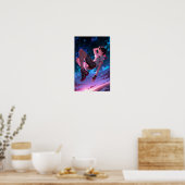 BEGRENSD | Skybound Dreams - Cosmic Anime Poster (Keuken)