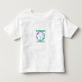 Begrensde Vrienden die samen lopen Kinder Shirts (Voorkant)