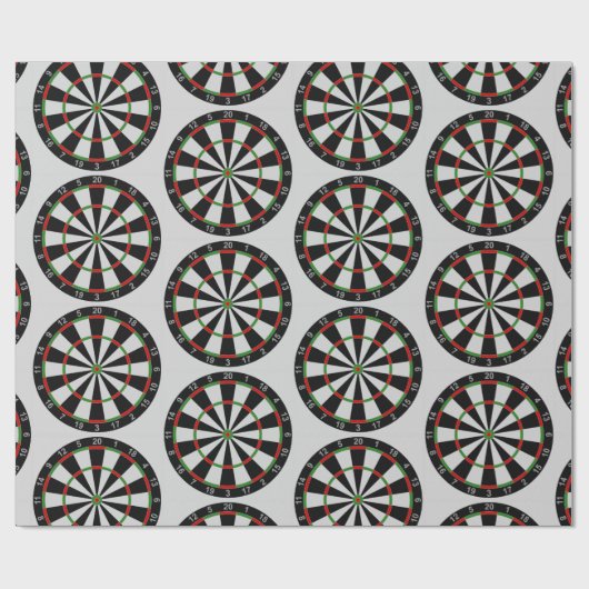 Begrenzen doelpatroon cadeaupapier (Vlak)