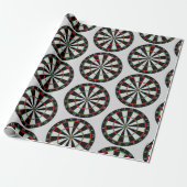 Begrenzen doelpatroon cadeaupapier (Uitgerold)