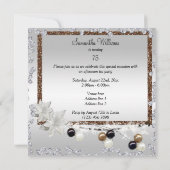 Begrepen Elegance 75th Birthday Kaart (Achterkant)