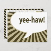 Begrepen. : komische spraakbel briefkaart (Voorkant / Achterkant)