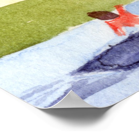 Begrepen met de zeilen poster (Hoek)