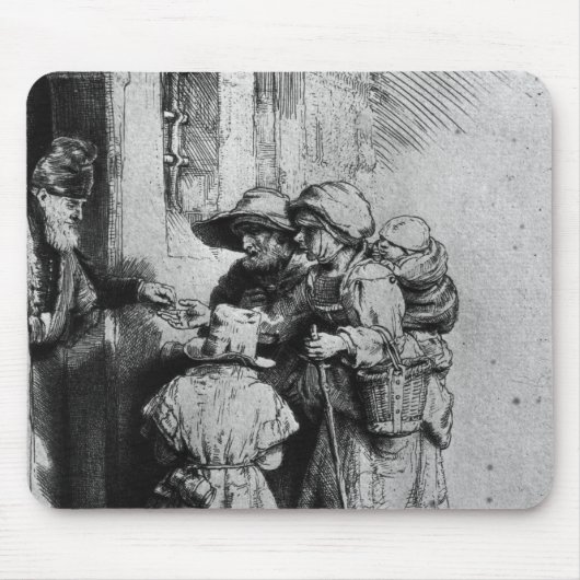 Begrepen op de deur van een huis, 1648 muismat (Voorkant)