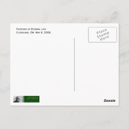 Begrepen van het eeuwige leven briefkaart (Achterkant)