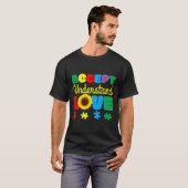 Begrijp de liefdeszonnebloem Puzzle Autism Awa goe T-shirt (Voorkant volledig)
