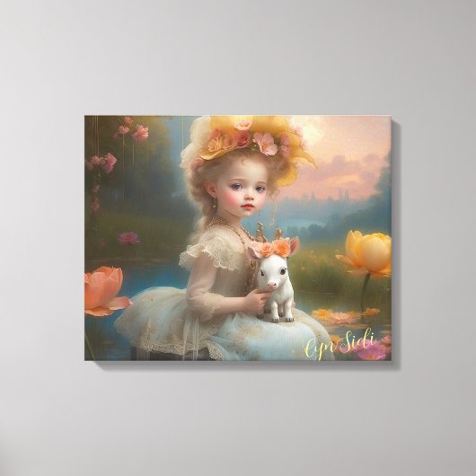 Begrijp delicate geschenken in dit leven canvas afdruk (Voorkant)