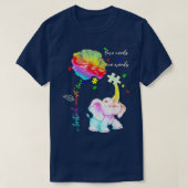 Begrijp goed Elephant Daisy Puzzle Autism Awa T-shirt (Design voorkant)