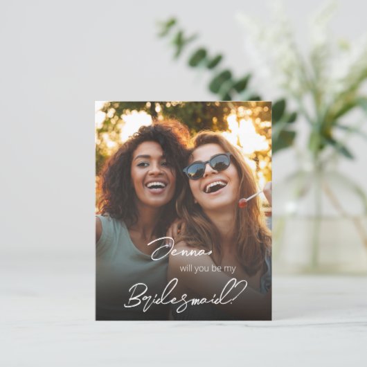 Begrijp je foto mijn Bridesmaid? V2 (Staand voorkant)