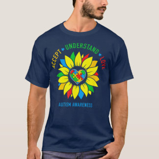 Begrijp liefdesautisme - Zonnebloem T-shirt