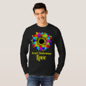 Begrijp liefdesautisme - Zonnebloem T-shirt (Voorkant volledig)