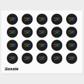 Begrijp liefdeshartinsufficiëntie ronde sticker (Vel)