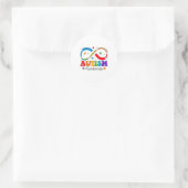 Begrijp liefdeshartinsufficiëntie ronde sticker (Tas)